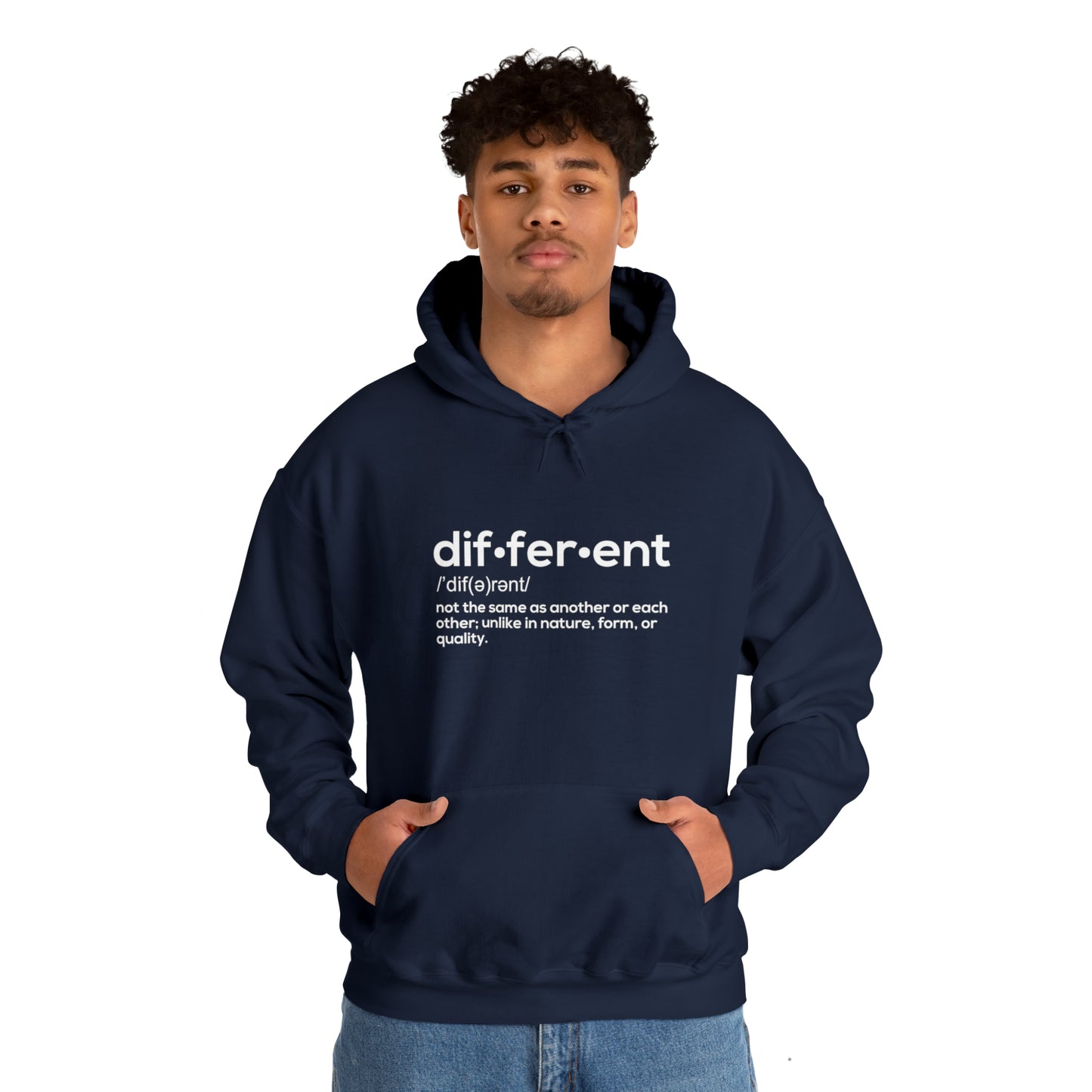Different Definition Hooded Sweatshirt