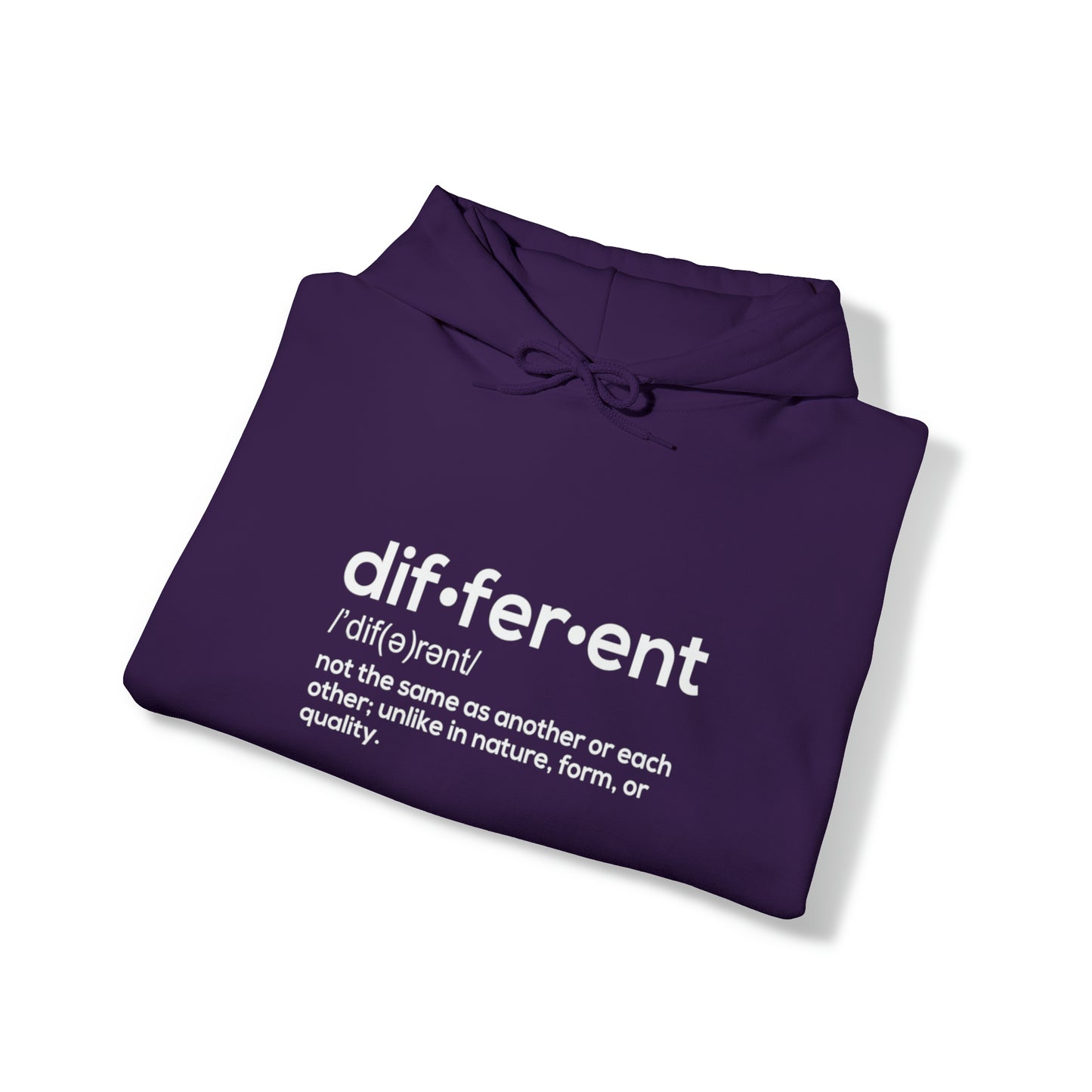Different Definition Hooded Sweatshirt