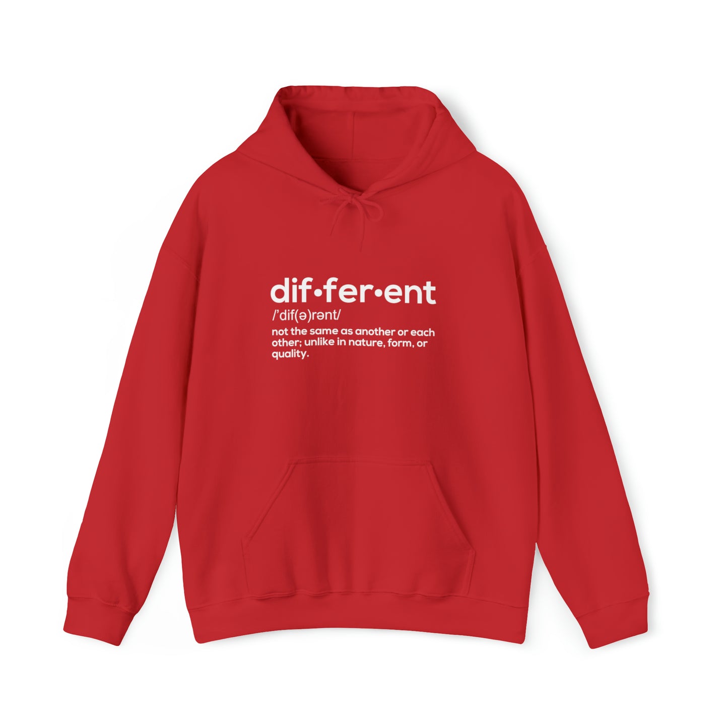 Different Definition Hooded Sweatshirt