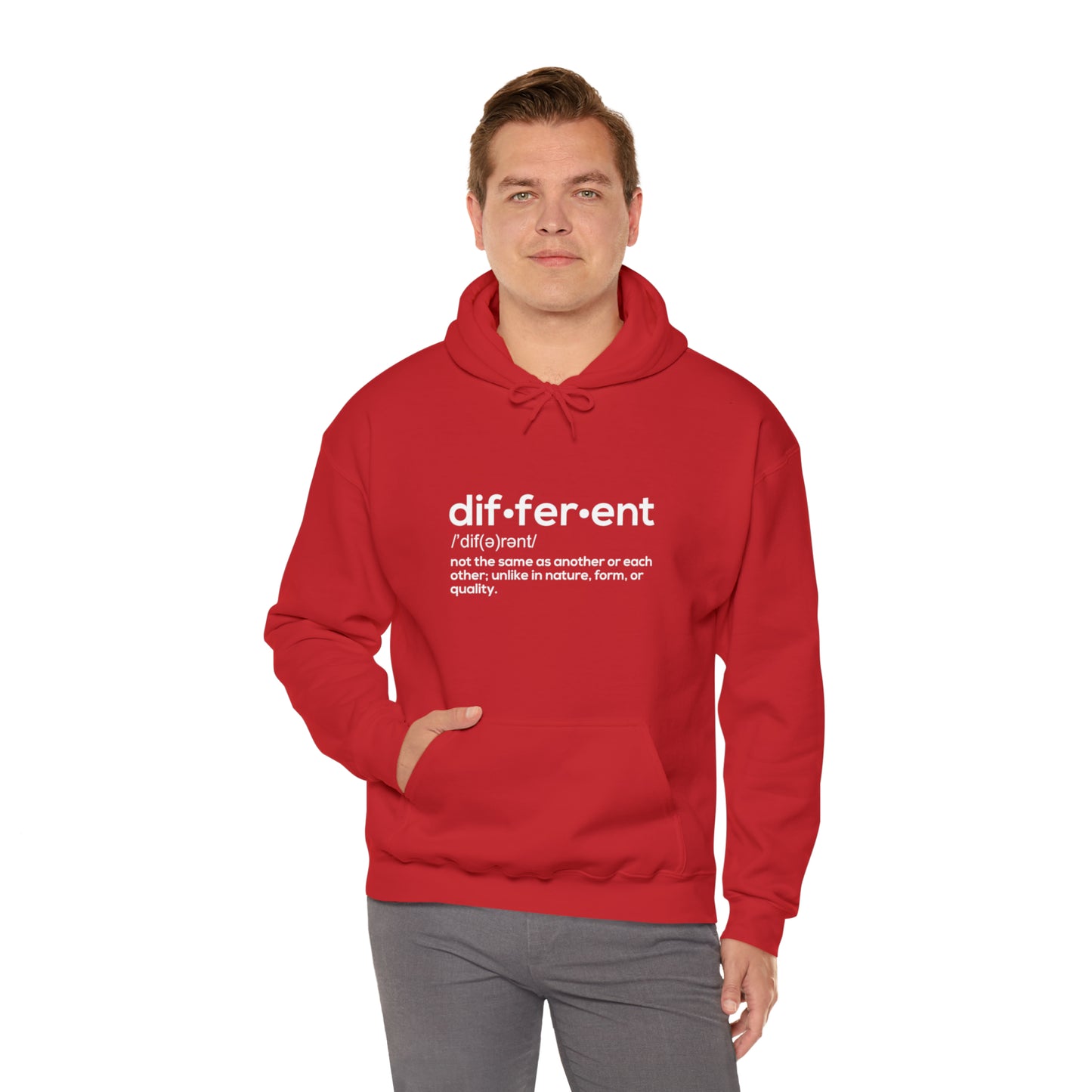 Different Definition Hooded Sweatshirt