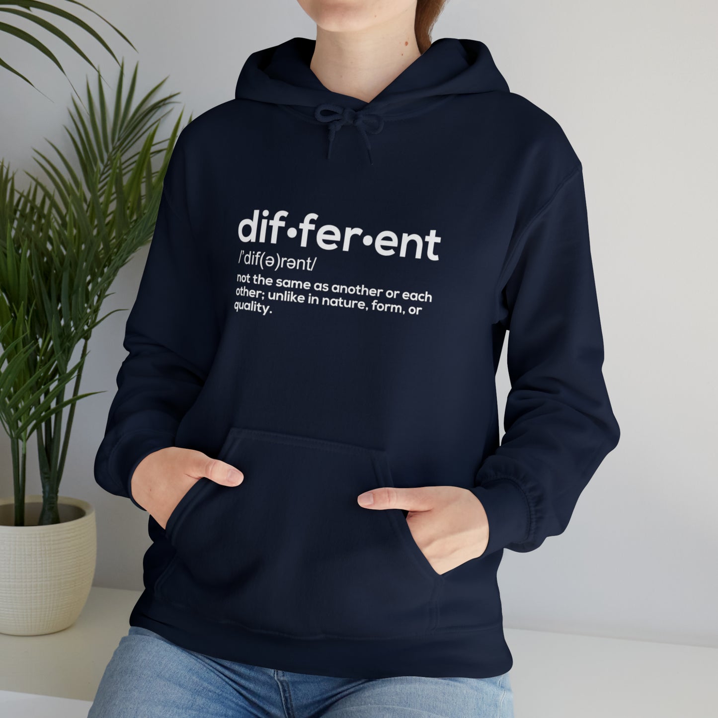 Different Definition Hooded Sweatshirt