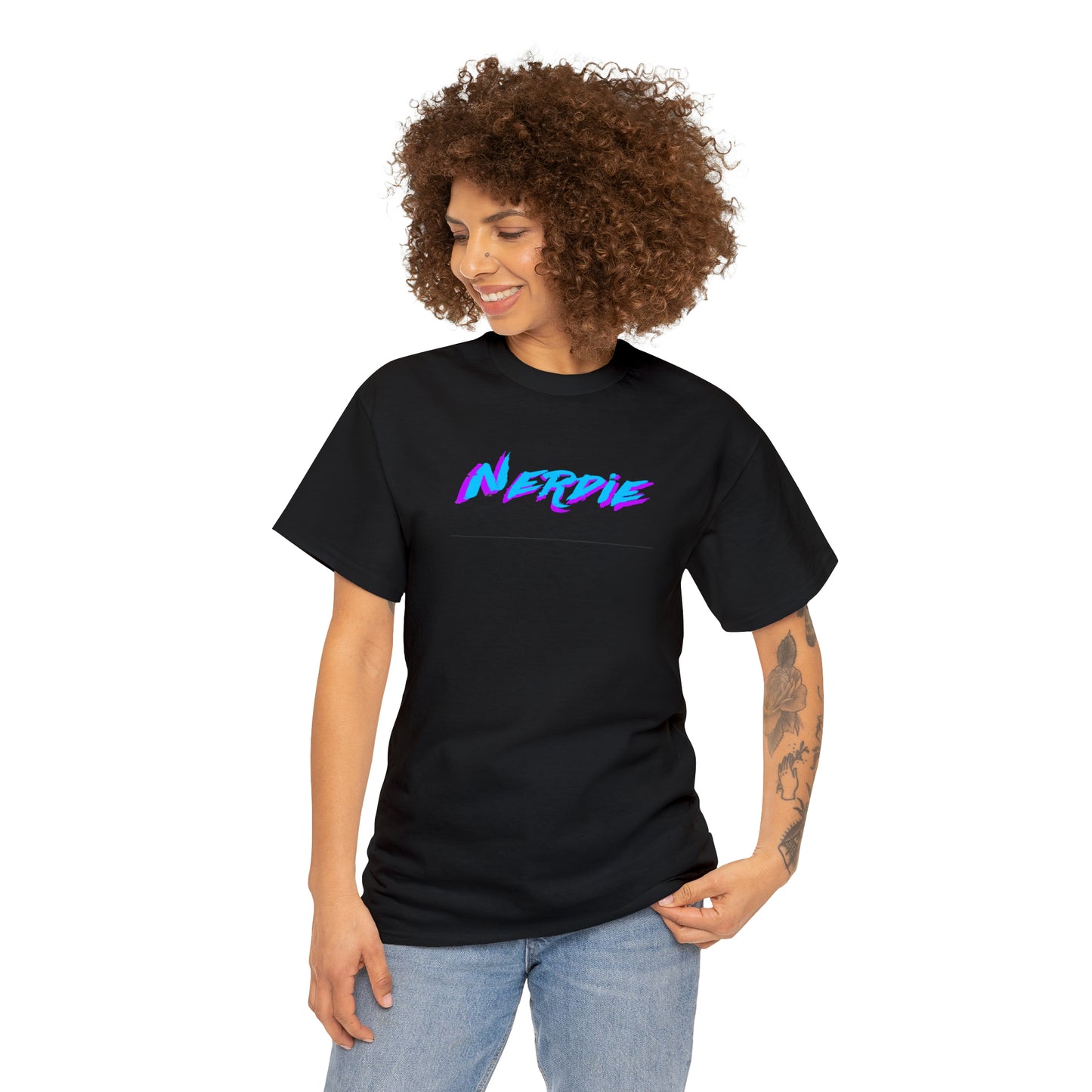 "Nerdie" Statement Tee