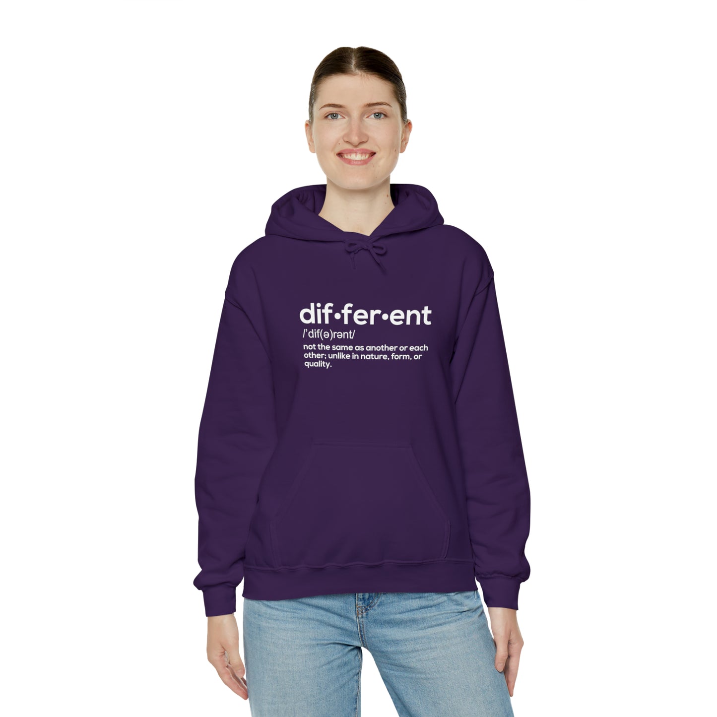 Different Definition Hooded Sweatshirt