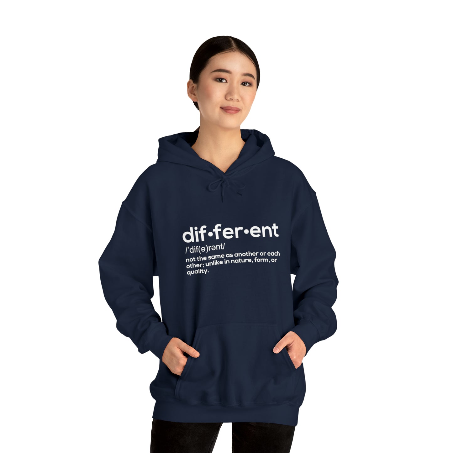 Different Definition Hooded Sweatshirt