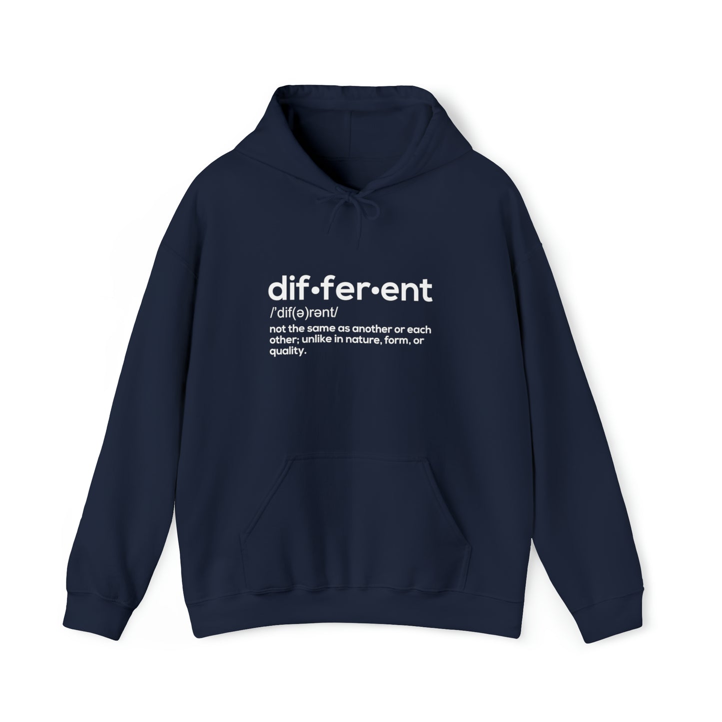 Different Definition Hooded Sweatshirt