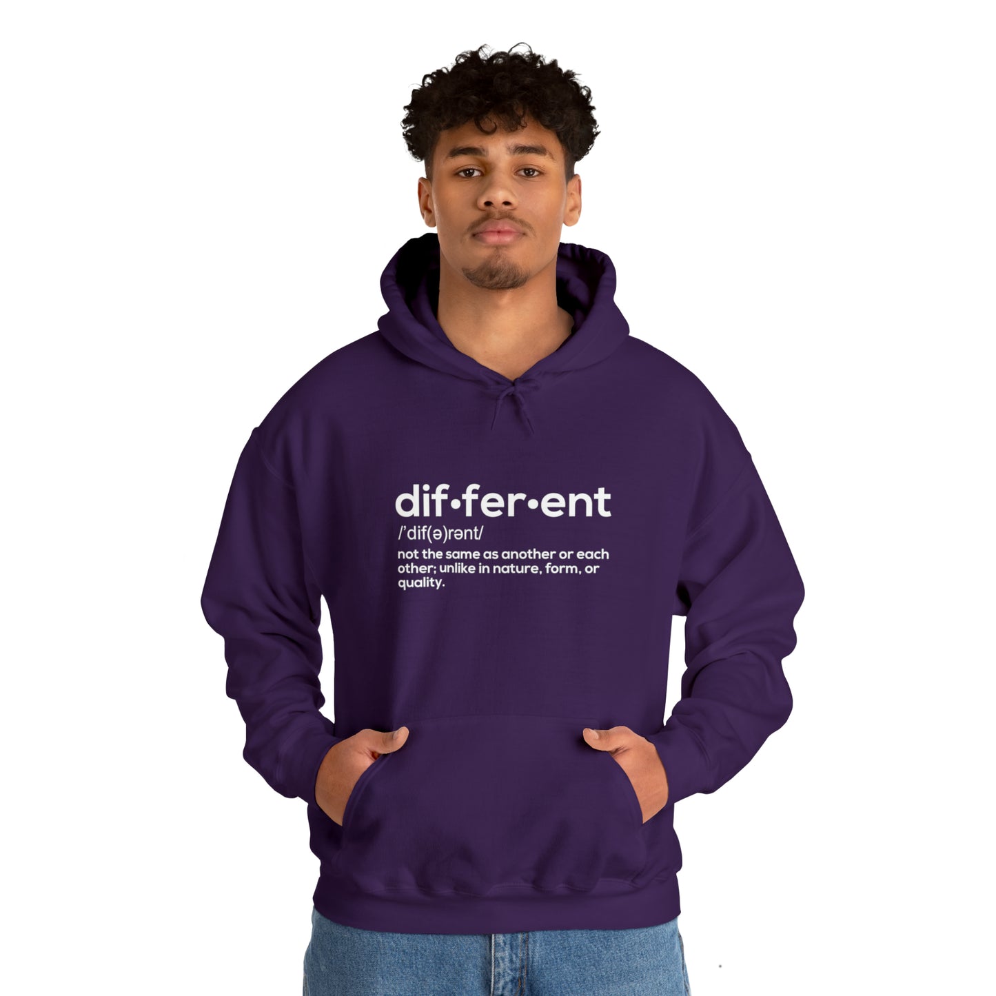 Different Definition Hooded Sweatshirt