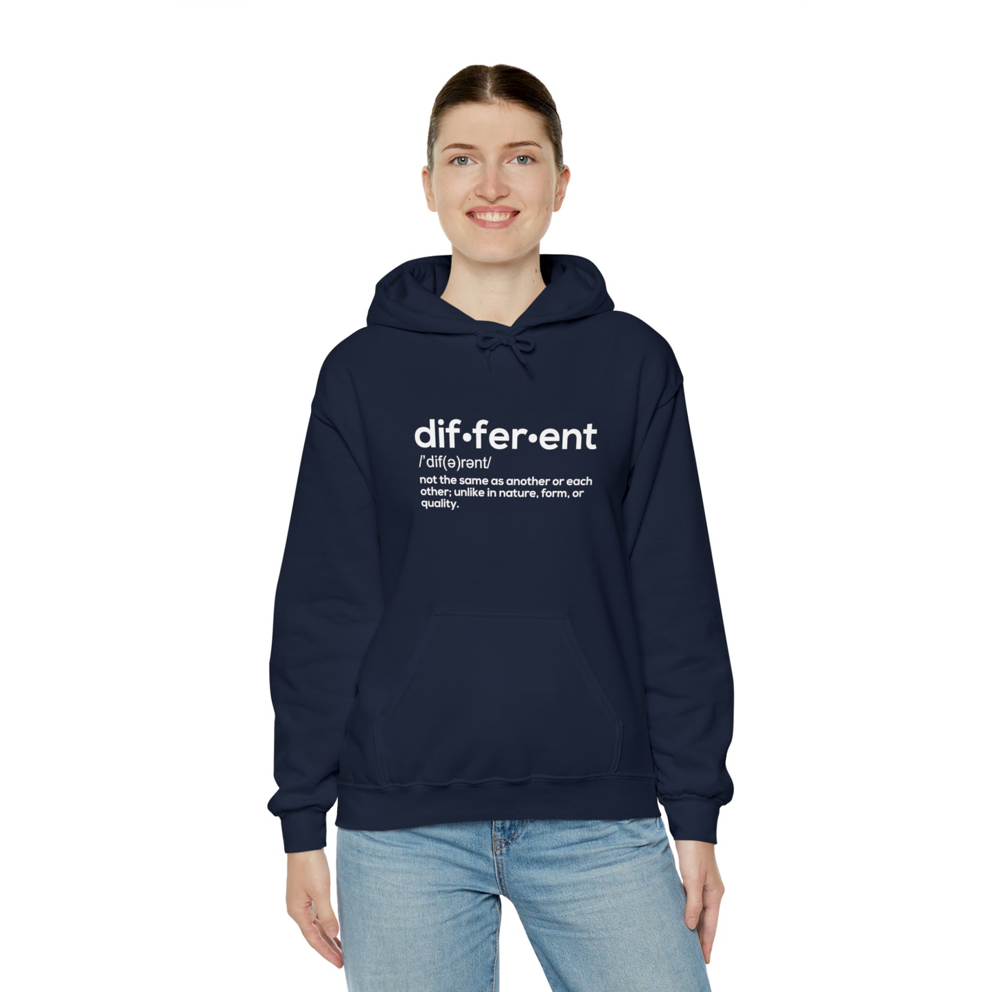 Different Definition Hooded Sweatshirt