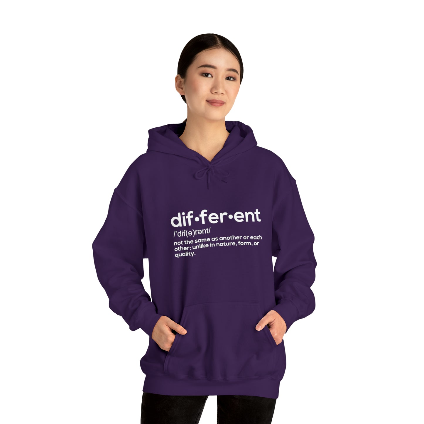 Different Definition Hooded Sweatshirt