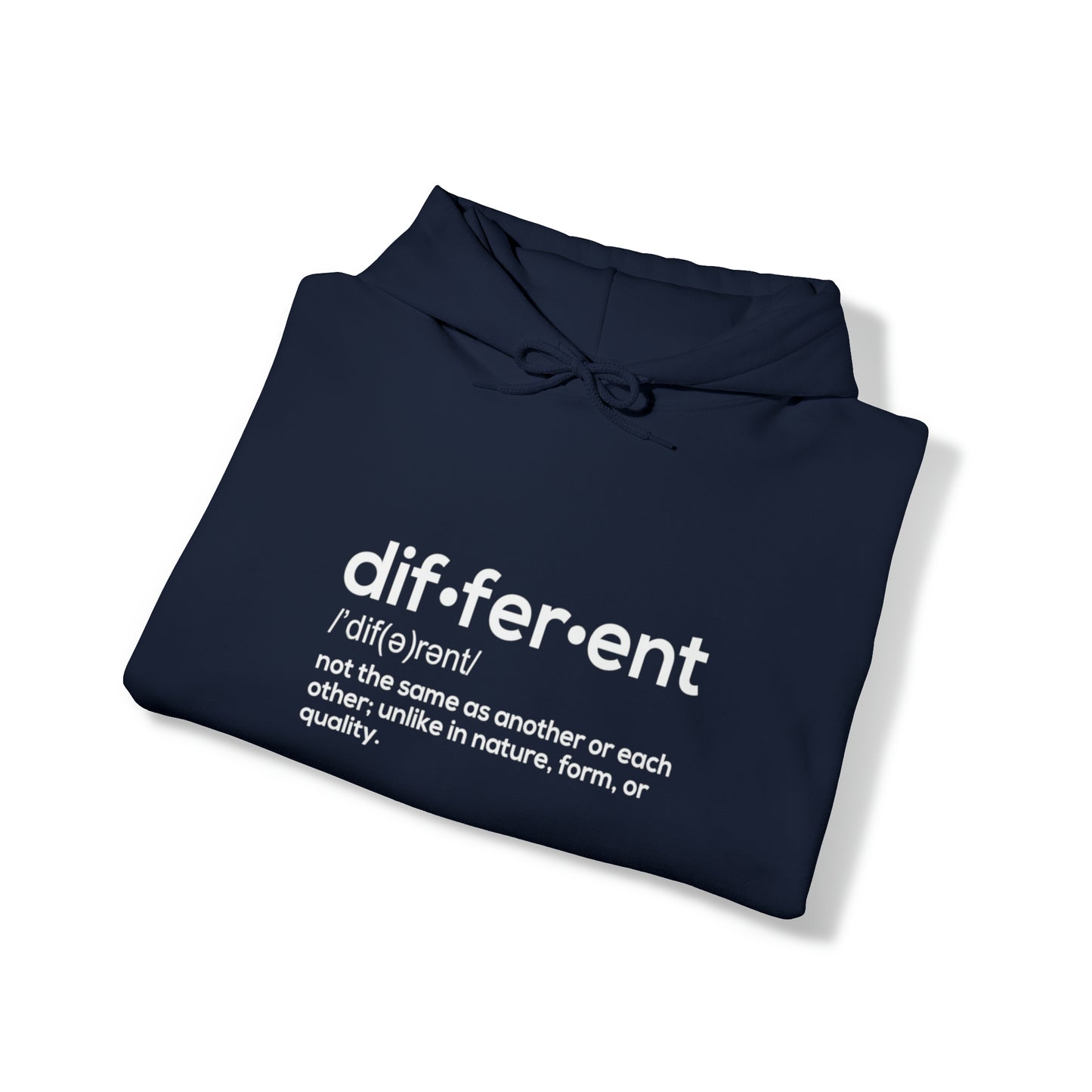 Different Definition Hooded Sweatshirt