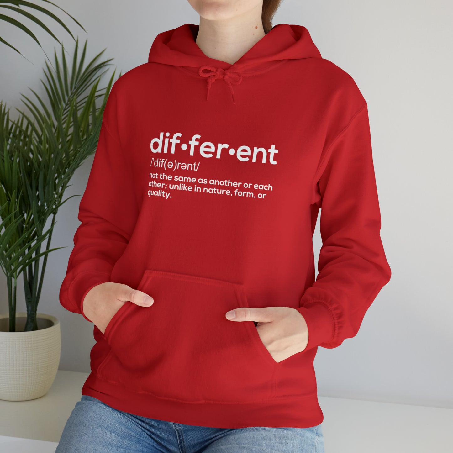 Different Definition Hooded Sweatshirt