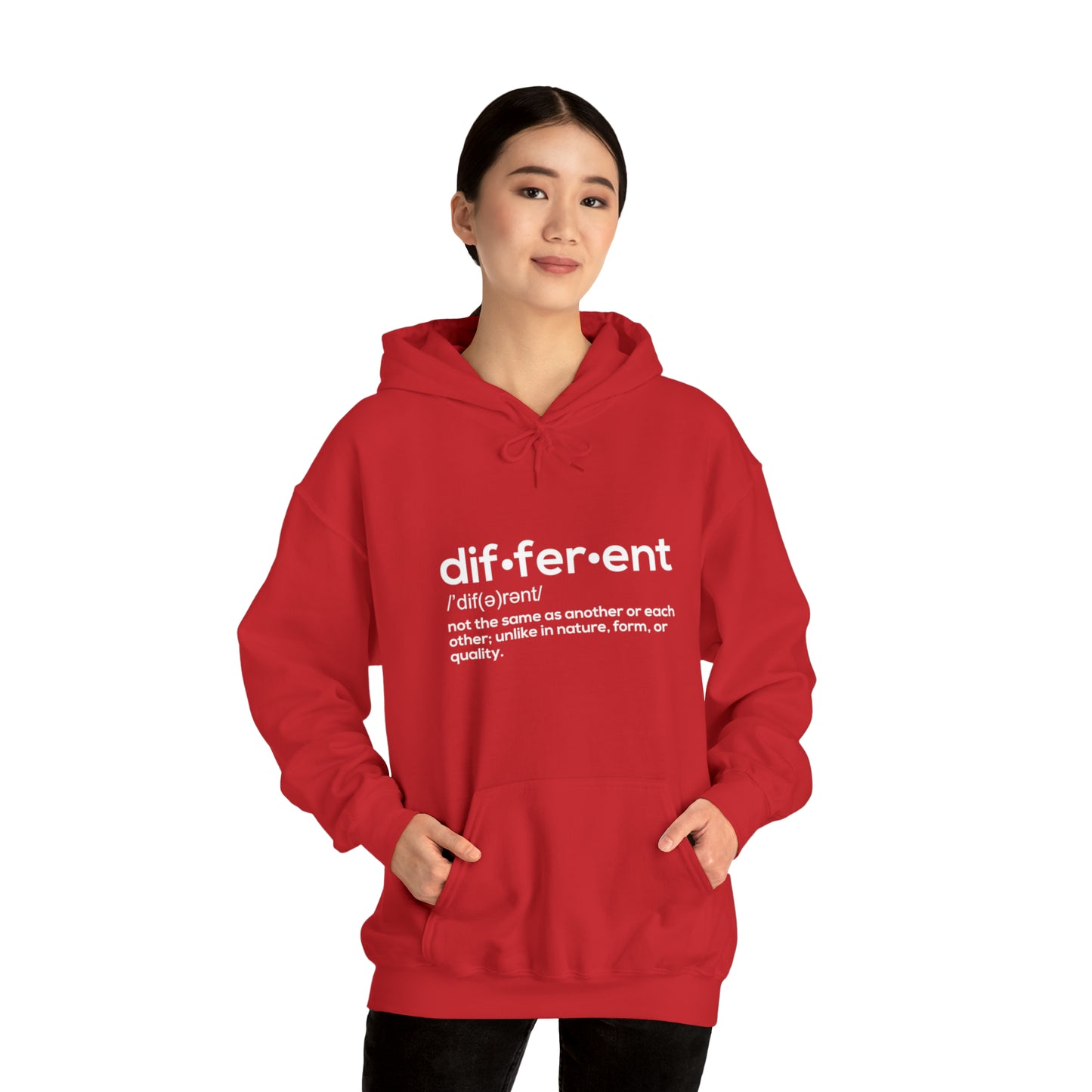 Different Definition Hooded Sweatshirt