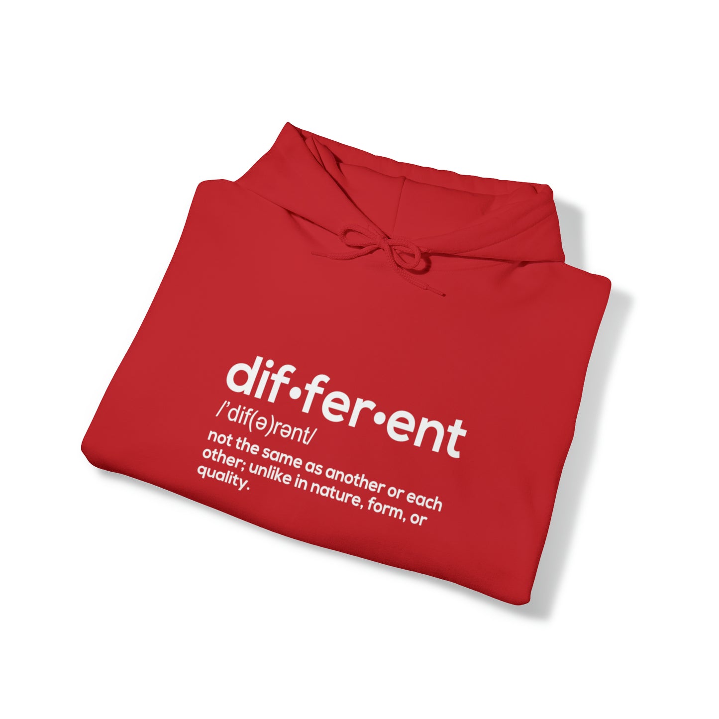 Different Definition Hooded Sweatshirt