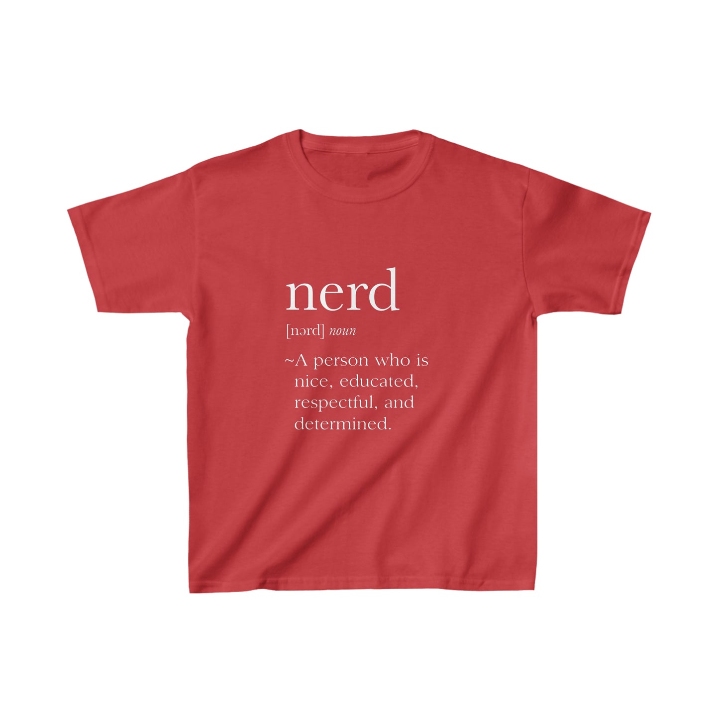 Kids "NERD" Definition Tee