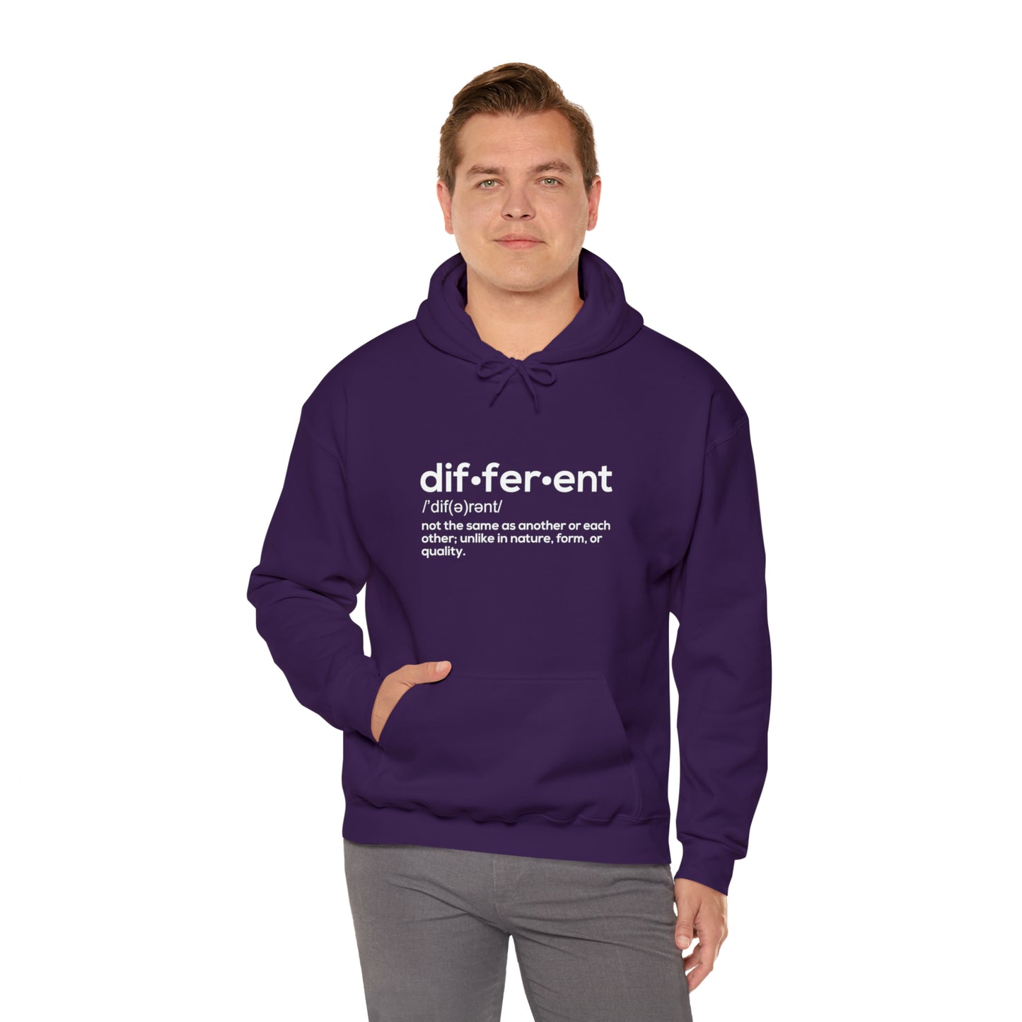 Different Definition Hooded Sweatshirt
