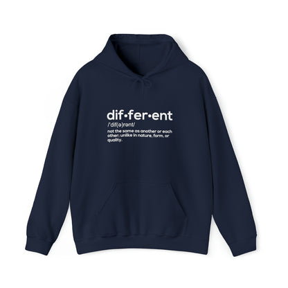 Different Definition Hooded Sweatshirt